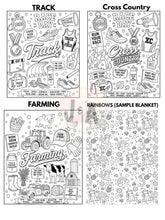Load image into Gallery viewer, Custom Coloring Blanket