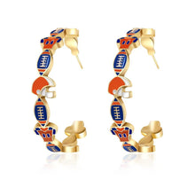 Load image into Gallery viewer, Sports Hoop Earrings