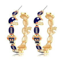 Load image into Gallery viewer, Sports Hoop Earrings
