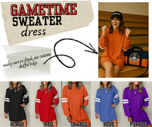 Load image into Gallery viewer, PREORDER: Gametime sweater dress 11.23.25