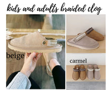 Load image into Gallery viewer, PREORDER: Kids and Adults braided clogs 11.9.25