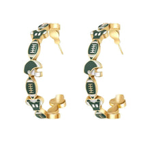 Load image into Gallery viewer, Sports Hoop Earrings
