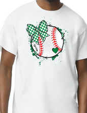 Load image into Gallery viewer, Checkered Bow Baseball/Softball
