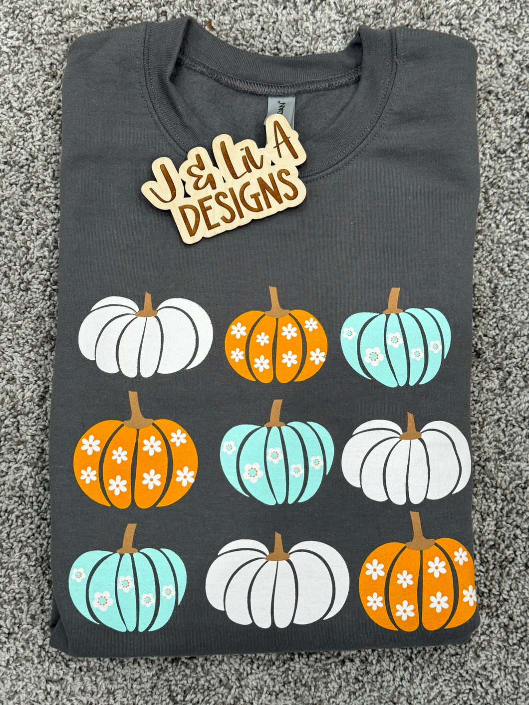 Pastel Pumpkin Sweatshirt - RTS