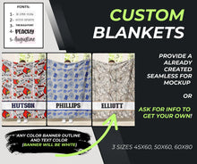 Load image into Gallery viewer, PREORDER: Customer Custom blankets  - Always Open

