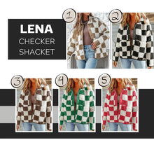 Load image into Gallery viewer, PREORDER: LENA CHECKER SHACKET 11.23.25
