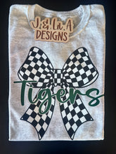 Load image into Gallery viewer, Tigers Checkered Bow
