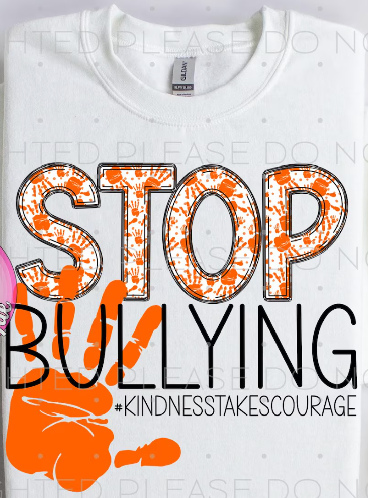 Stop Bullying Handprint