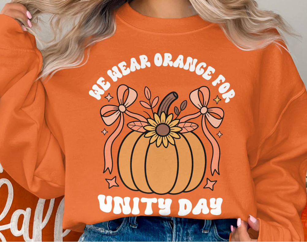 We Wear Orange for Unity Day