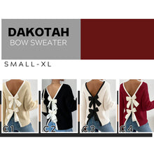 Load image into Gallery viewer, PREORDER: Dakotah Bow Sweater 11.30.25
