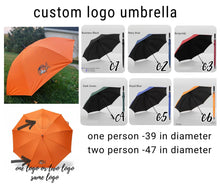 Load image into Gallery viewer, PREORDER: CUSTOM LOGO UMBRELLAS 11.9.25
