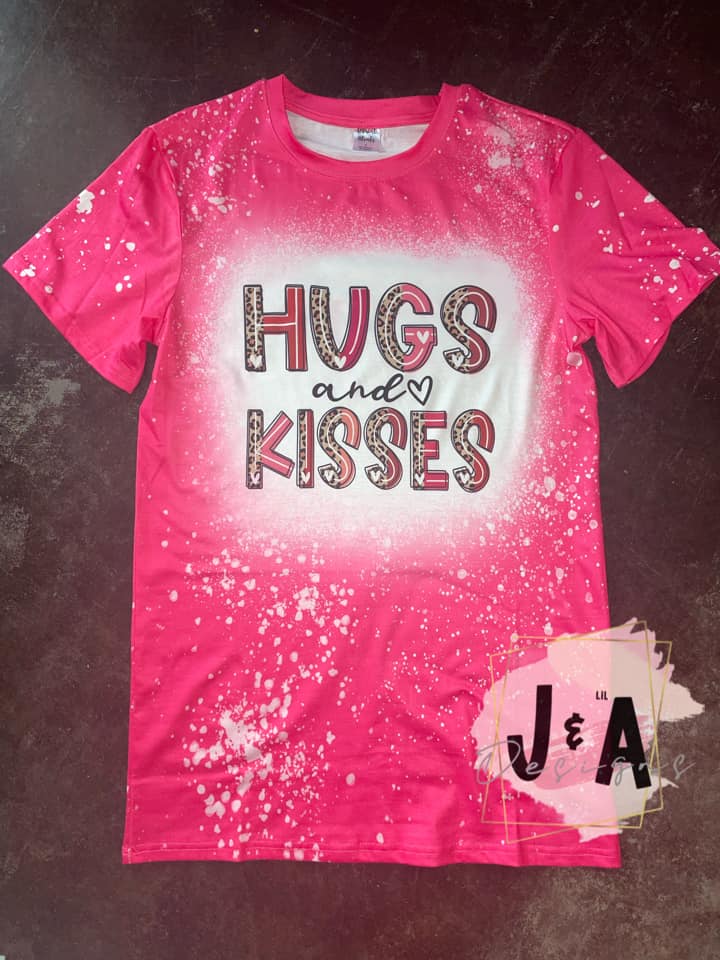 Hugs & Kisses - Faux Bleach