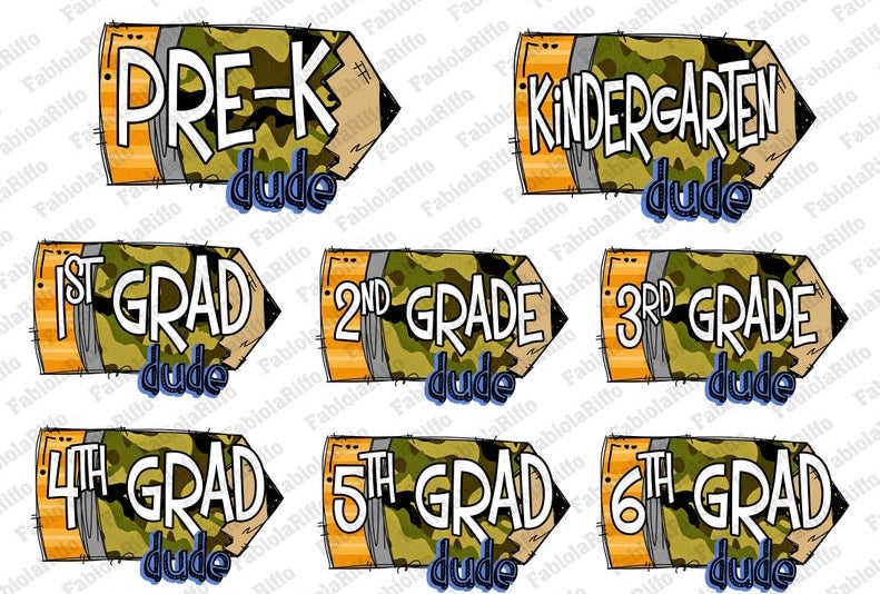 Grade Level - Camo Dude